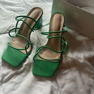 Green heels